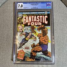 Fantastic Four 147 (1974) CGC 7.0 Off-white To White Pages, Thing vs Sub-Mariner picture