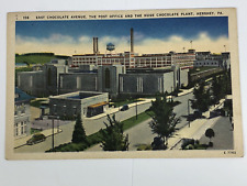 East Chocolate Avenue The Post Office and Chocolate Plant Hershey Pa Postcard picture