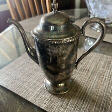 vintage double anchor KENTON ROGERS 1701  silverplate pitcher kettle stand picture