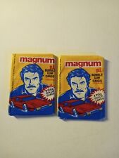 Vintage Magnum P.I. Tom Selleck collectible card sets Donross Co picture