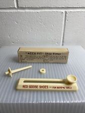 Vintage Shoe Fitter Red Goose Shoes Advertising Accu Fit In Original Box picture
