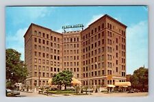 Houston TX-Texas, the Hotel Plaza, Advertising, Antique Vintage Postcard picture
