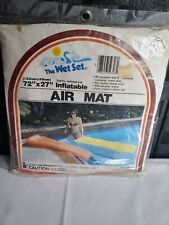 Vintage 1984 INTEX The Wet Set INFLATABLE Air Mat WATER Pool 72
