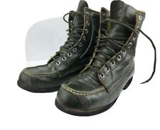 Vintage Green Leather Sporting Boots. Women’s Size 8A picture