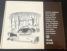 Vintage 1967 Volkswagen Think Small Hardcover Book Compliments of Dealership picture