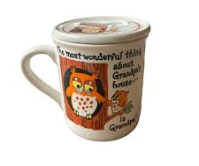 Owl Coffee Tea Mug: “The Most Wonderful Thing About Grandpa’s House Is Grandpa” picture