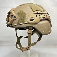 Large Coyote Brown ACH Ballistic Military Advanced Combat Helmet MICH FAST Ship picture