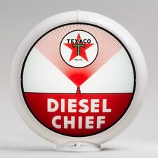 Texaco Diesel Chief Gas Pump Globe 13.5