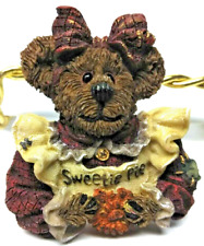 VINTAGE RETIRED Boyd's Bears Aunt Becky Quality Control Sweetie Pie Teddy Brooch picture