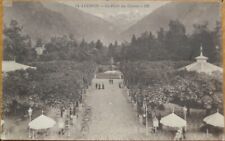 Bagnères-de-Luchon, France 1922 Postcard: Parc du Casino picture
