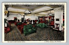 Los Angeles CA-California, Interior Lobby Hotel Rosslyn, Vintage Postcard picture