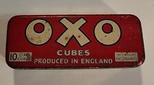 Vintage OXO Cubes Tin - England 10 Cubes - Empty picture