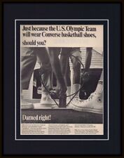 1968 Converse Basketball Shoes 11x14 Framed ORIGINAL Vintage Advertisement  picture