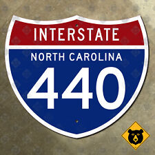 North Carolina interstate 440 route marker road sign 1961 Raleigh Beltline 21x18 picture