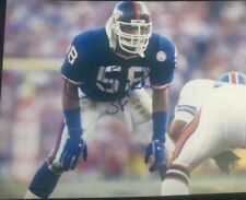 CARL BANKS SIGNED 8X10 PHOTO NEW YORK GIANTS #58 W/COA+PROOF RARE WOW picture