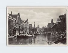 Postcard Singel Canal Amsterdam Netherlands picture