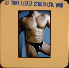TL6-853 ANTHONY MICHAELS HIGH SOCIETY GAY INT ORIG TONY LASALA 35MM COLOR SLIDE picture