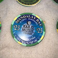 Mandalay Bay $25 Radio Music Awards casino chip picture