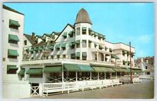 1950's PLIMHIMMON HOTEL OCEAN CITY MARYLAND MD BOARDWALK BEACH VINTAGE POSTCARD picture