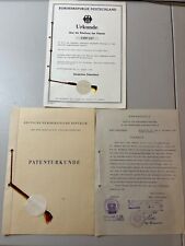 German Patents Dr. Gunter Nusslein 40's & 50's picture