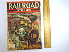 RAILROAD STORIES MAGAZINE ISSUE MARCH 1937 UNCLE SAMS ISLAND RAILWAY & IRON PIKE picture