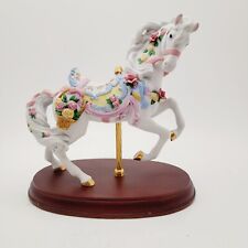 Vintage 1993 Lenox ROSE PRANCER Carousel Horse Fine Porcelain Figurine Stunning picture