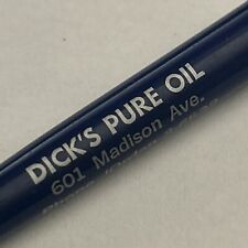 VTG c1950s Ballpoint Pen Dick's Pure Oil Fort Atkinson Wisconsin picture
