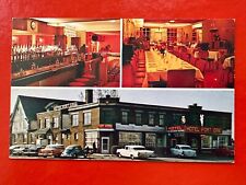 Vintage  UNUSED Postcard~ONTARIO CANADA~HOTEL FORT ERIE ~Classic Cars~ TURF ROOM picture