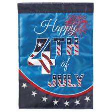 Happy 4Th Of July Garden Applique picture
