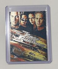 The Fast And The Furious Platinum Plated Limited Artist Signed Trading Card 1/1 picture