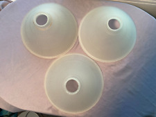 3 Industrial Holophane Globes Shades 10