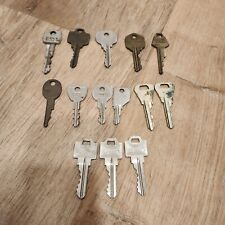 Vintage 5 Cole National Keys + 9 Others Brass Stainless Scottys Weiser Stanley picture