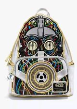 Loungefly Star Wars C-3PO Glow-in-the-Dark Mini Backpack Set picture