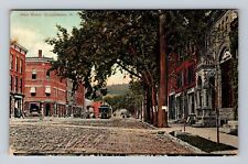 Cooperstown NY-New York, Scenic View Of Main Street, Antique, Vintage Postcard picture