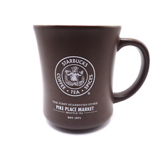 Starbucks 2008 Pike Place Market First Store 16 oz. Old Logo Brown Mug Large NWT picture