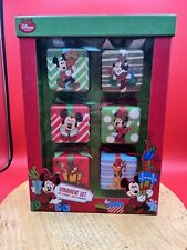 Disney Store Share The Magic Holiday Ornament Boxed Set Of 6 Square picture