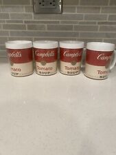 Vintage Campbells Soup 4 Thermal Serve Mugs picture
