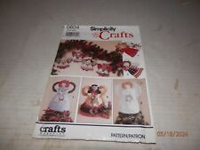 VINTAGE 1991 SIMPLICITY CRAFT PATTERN #0604 CHRISTMAS picture