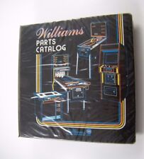WILLIAMS PINBALL PARTS CATALOG BINDER, BLACK COVER, ORIGINAL OEM picture
