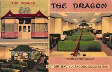 The Dragon Chinese Restaurant, Washington, D.C., Early Linen Postcard, Unused picture