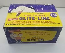 Vintage Glite-Line Kite String In Orig Advertising Box. 17 Rolls 250' Each. Rare picture