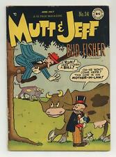 Mutt and Jeff #34 GD+ 2.5 1948 picture