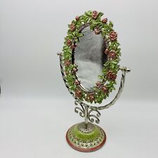 Embossed Flowers Vanity Mirror/Picture Holder Frame picture