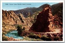 Lover's Leap Boulder Canon Colorado CO Pathways & Trails Postcard picture