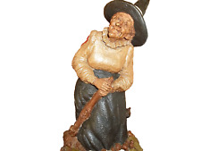 Tom Clark Gnome Cairn Studio Hazel the Witch Retired SIGNED Halloween picture