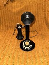 1900s Western Electric 323BW Candlestick Telephone Perch Phone Brass Antique VTG picture