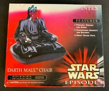VINTAGE INTEX STAR WARS EPISODE 1 DARTH MAUL INFLATABLE CHAIR NEW UNUSED 6821 picture