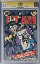 Batman #251 CGC 6.0 D.C. Comics 1973 Signed by Neal Adams Classic Joker Cover picture