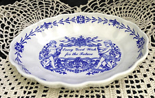 Vintage Spode Bone China Trinket Dish “Every Good Wish for the Future” 16/A2 picture