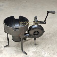 Big Forge Furnace With Hand Blower Pedal Type Handle Useful Antique picture